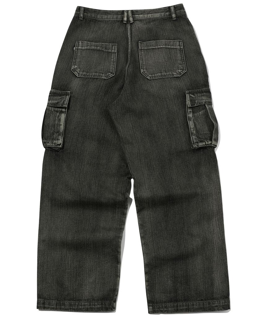 CPGN STUDIO Wide Cut Cargo Denim Pants Smoked Tan