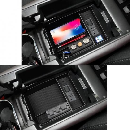 For CX-8 CX-9 2016-2024 CX8 CX9 Car Central Console Storage Box Organizers Tray