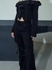 ITOV SEOUL Ribbon Cargo Pants Bk