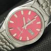 GEBRAUCHTE VINTAGE SEIKO 5 AUTOMATIK 6309A JAPAN HERREN D/D ROTE UHR 621e-a415947-2 SKU621e-a415947