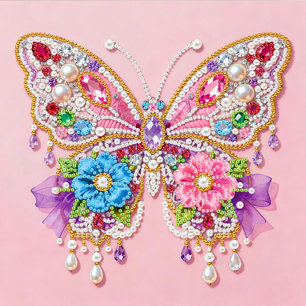 DIY Pearl Diamond Dots Paintings Picture Arts Craft for Home Wall Decor Art Diamond Painting 25x25cm With Frame