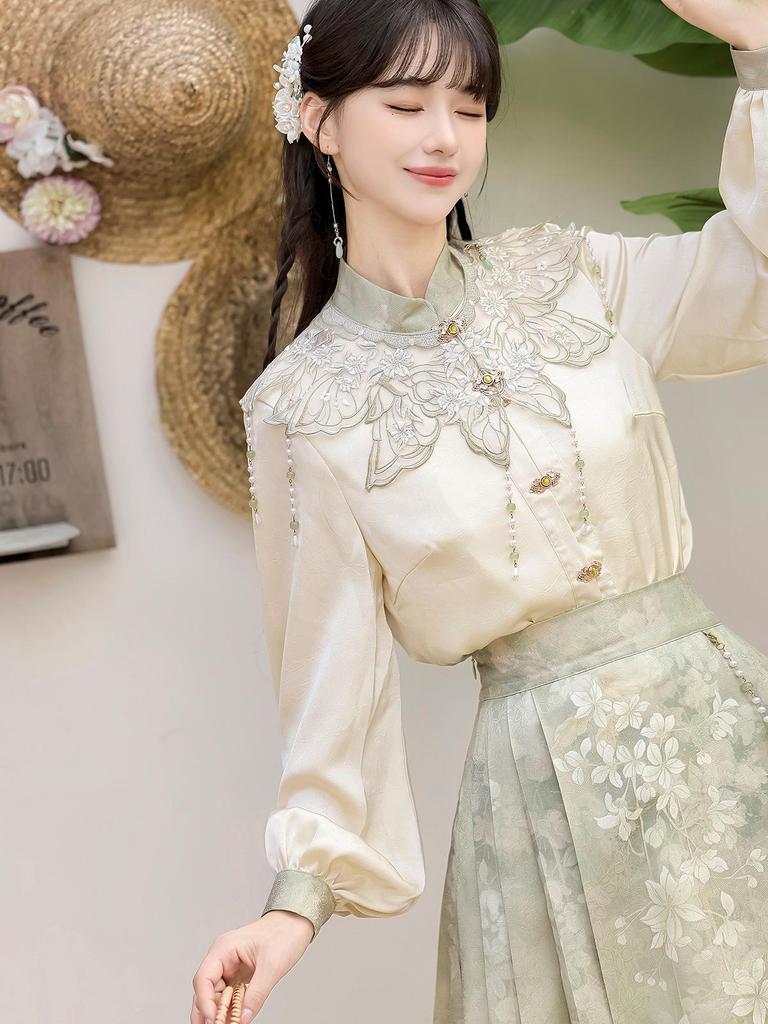 Original Jasmine Hanfu - Women's Chinese-Style Dress Set