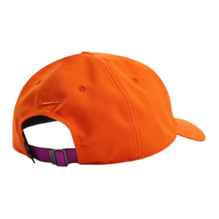 Nike Letter Design Duckbill Cap Couple Style Unisex Caps Orange IH9256-819