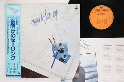LP-Platte AKIRA KAMIYA Yoake no sailing CX7028PROMO NIPPON COLUMBIA 1981 Japan Obi Japanischer PopRock Gebraucht