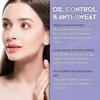 Lavendel Mattes Puder, Lavendel Mattes Puder Ölkontrolle, mit Mini-Puderquaste, Für seidige, weichzeichnende, ölregulierende, langanhaltende Make-up