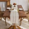 Rustic Boho Table Runner American Style Tablecloth Festival Dining Table Cover  New Year
