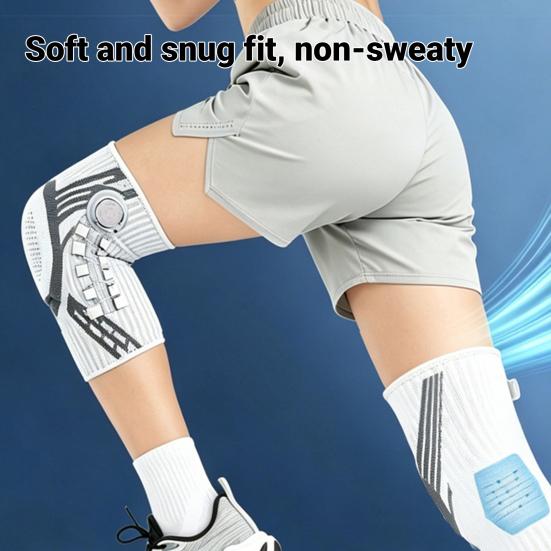 Knob Knee Brace with Patella Pad Side Stabilizer Women Men Workout Arthritis Meniscus Tear Joint Pain Relief Knee Compression Sleeve