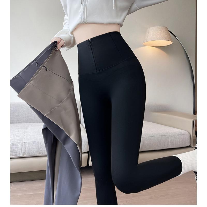 Весна Лето Новые Леггинсы Shark Женские Молнии Утягивающие Высокая Талия Фитнес Спорт — фото 13