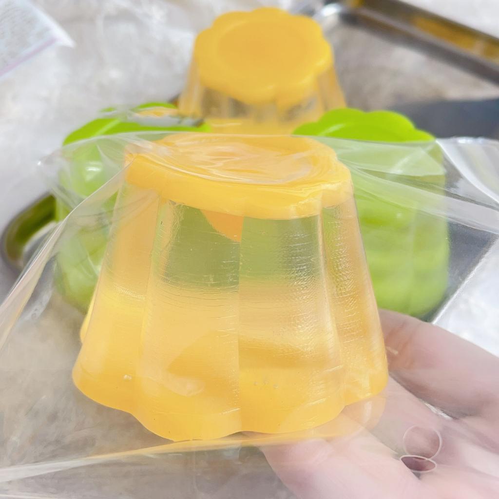 Squishy Caramel Green Grape Orange Large Pudding Dessert Kawaii Pudding Plush Rubber Elastic Jelly Plaything Girl Present Kids Toys