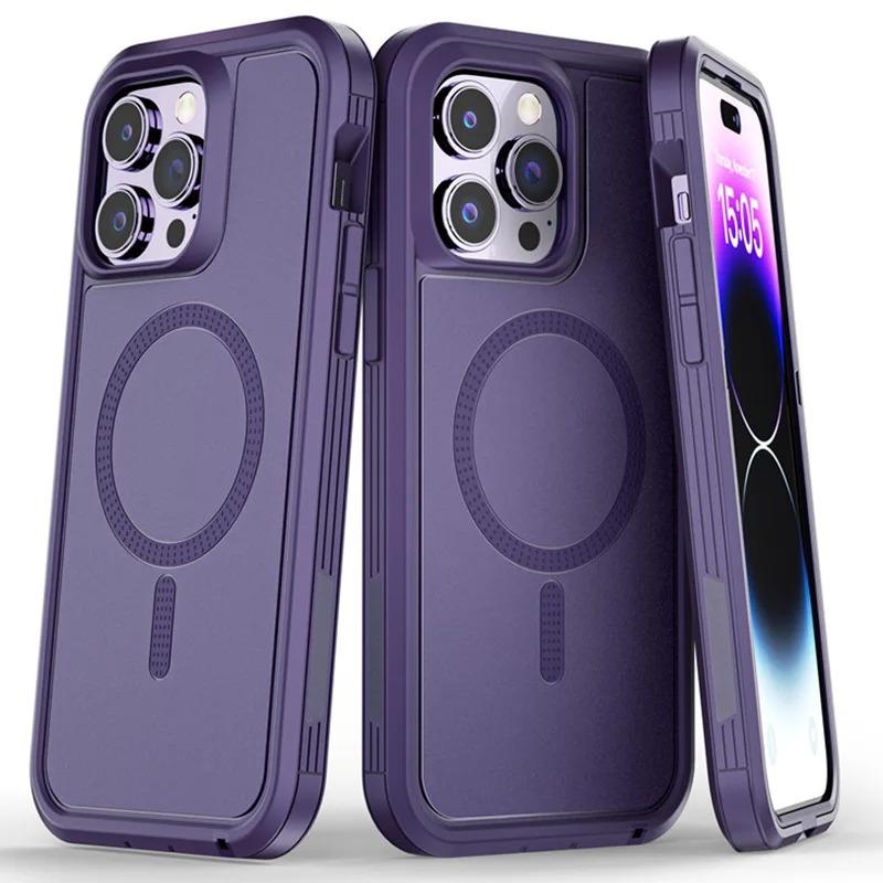 Defender Series XT OttBox Case for IPhone 17 Pro Max 16 Plus 15 14 13 12 Cover Hybrid Heavy Strong Magnetic for MagSafe Enhanced Shockproof Phone Case