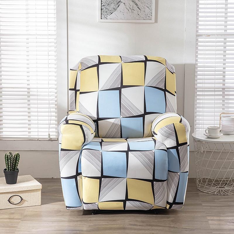 1/2/3 Seater Recliner Sofa Cover Elastic Jacquard Armchair Chair Cover for Living Room Cheap Relax Slipcover Protector