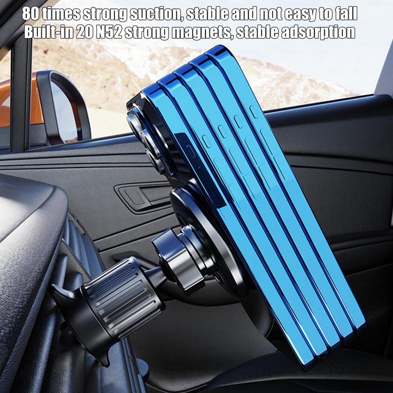 Magnetic Car Phone Holder Air Vent Car Phone Stand For Magsafe iPhone 15 14 13 ProMax Xiaomi Samsung Strong Magnet Holder