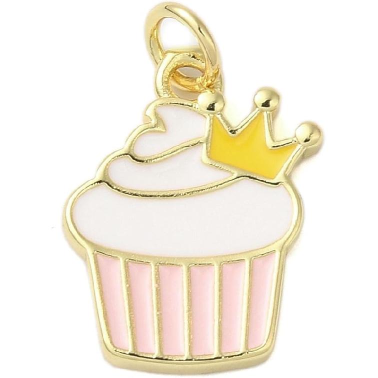 LiQunSweet 20 pcs 10 Styles Vegetable and Fruit Enamel Charms Watermelon Strawberry Banana Carrot Charms for DIY Jewelry Bracelet Necklace Earring