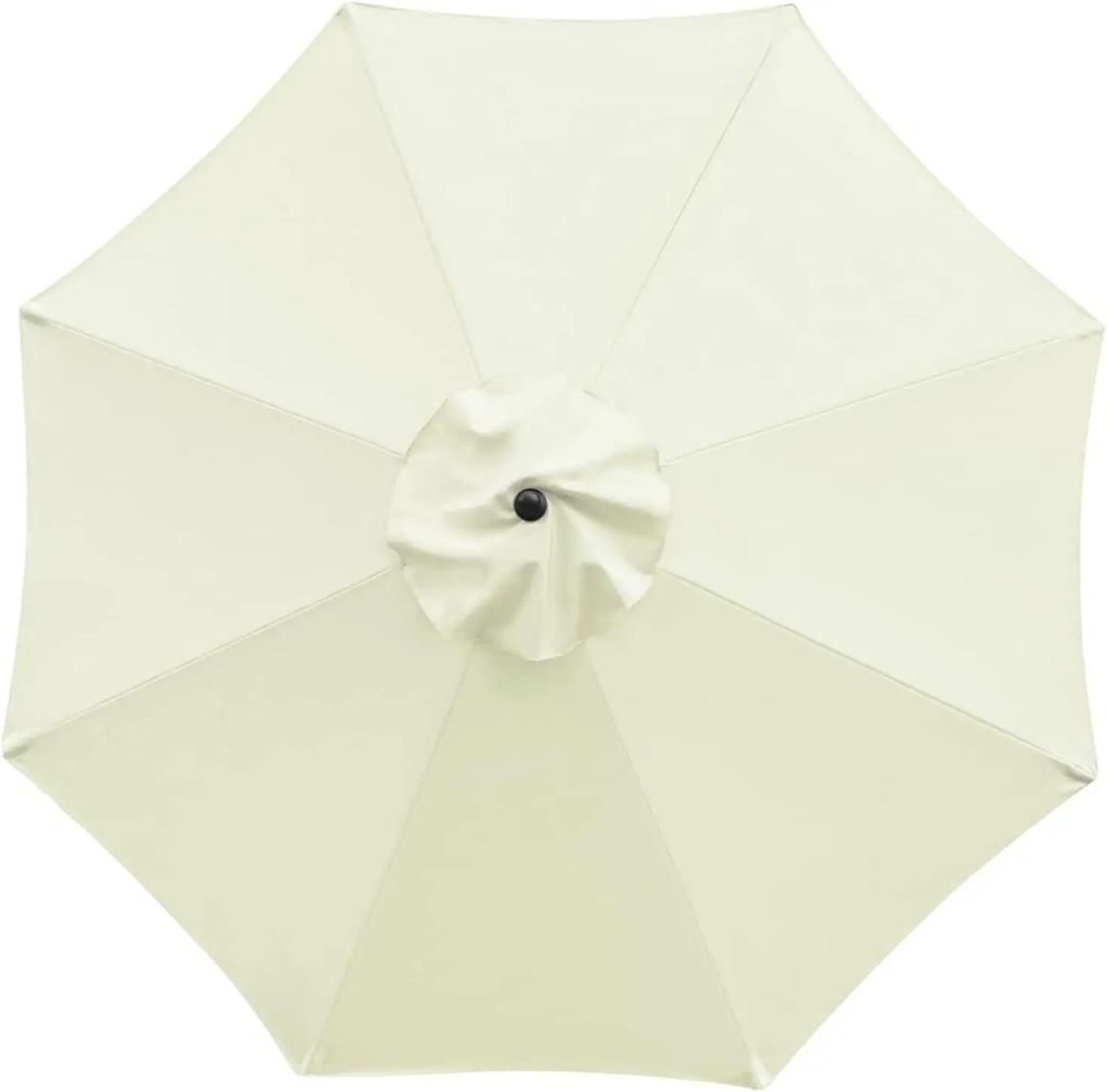 6 Ribs/8 Ribs Parasol Parasol Replacement Cloth Outdoor Patio Garden Banana Umbrella Cover Waterproof Sunshade Canopy