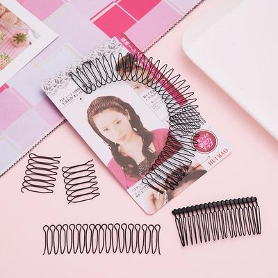 Koreansk osynlig elastisk sidohårkam för babyhårstyling