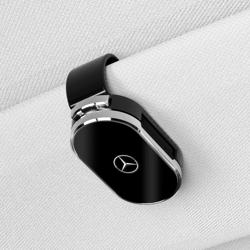 ULA5 For Mercedes-Benz GLC X253 X254 C-Class W205 W206 A-Class W177 GLA E-Class W213 W212 GLE Car Sun Visor Glasses Clip Accessories