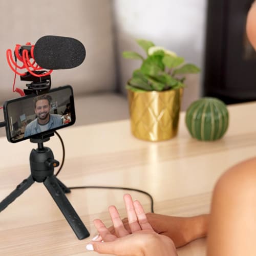 Sqrmueki USB-C to 3.5mm TRS Microphone Cable for External Microphones, SC7 Type, Compatible with Rode, Movo, Comica, and Deity, iPhone 15/16, Galaxy,