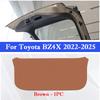 Für Toyota BZ4X 2026 - 2026 Auto Kofferraumklappe Anti-Kick-Pad Heckklappe Kratzschutzmatte Ladeboden Innenzubehör
