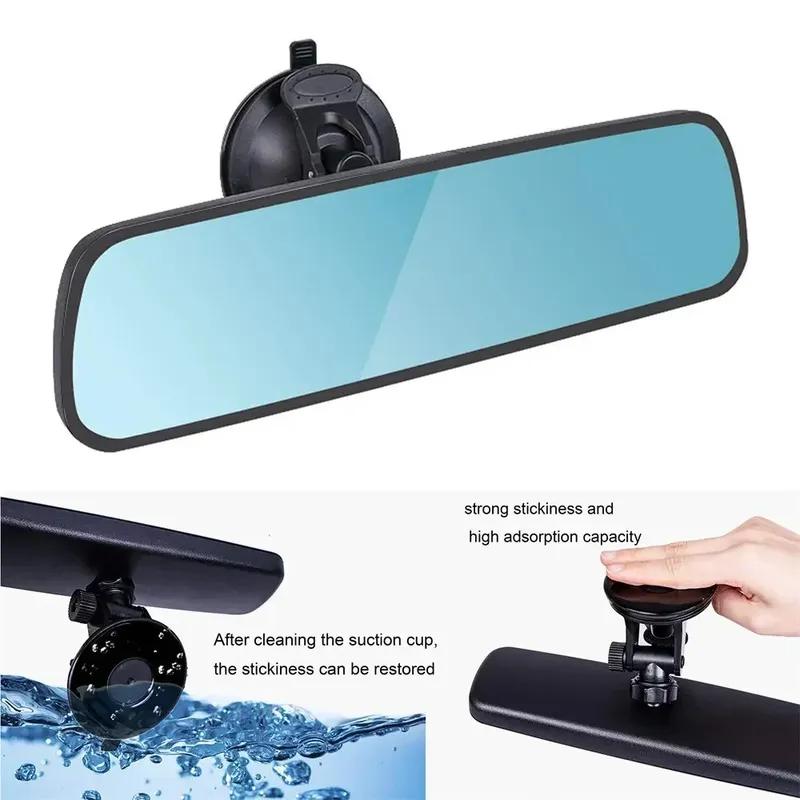 Car Rear View Mirror Universal Car Inter Rearview Mirror Parts with Suction Cup Auto Interior Decor Accessories