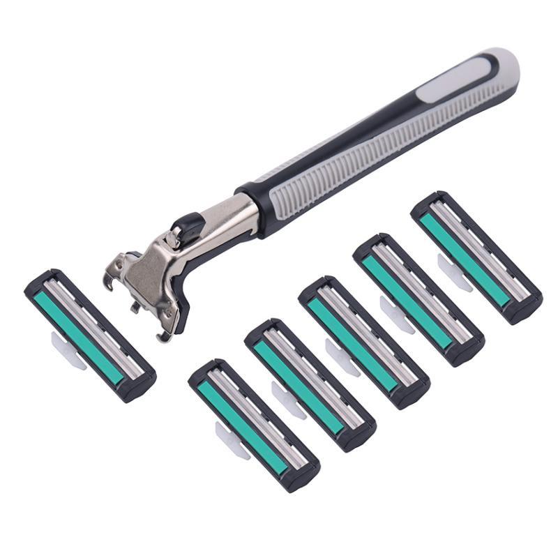Manual Shaver Double-layer Portable Razor For Men