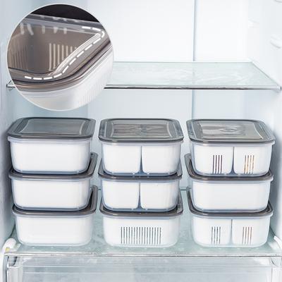 Scatola Contenitore Frigorifero Compartimentata Scatola Conservazione Cibo Vegetale Grado Alimentare Scatola Freezer