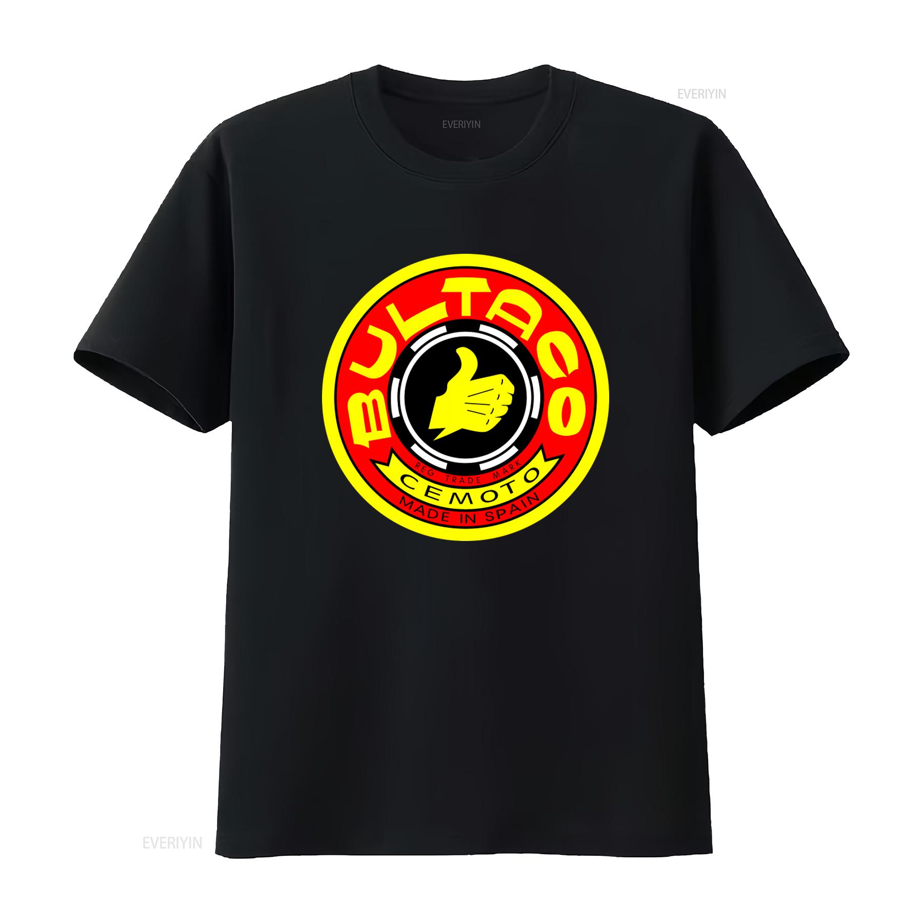 

Bultaco Motorcycle Logo T Shirt Made In Spain Design Casual Streetwear vintage Washed Unisex Versatile graphic designer clothes 4XL