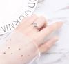 New   Copper Simple 5A Zircon Classics Rings For Women Cassic Wedding Engagement Wedding Bands Fine Jewelry Gift