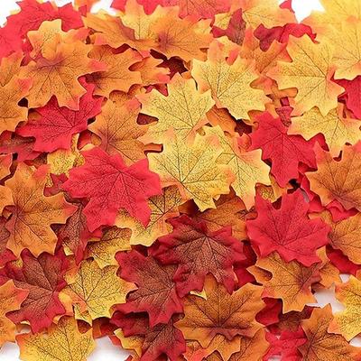 Artificial Maple Leaves Silk Fake Autum Leaves Party Thanksgiving Halloween Festival Autumn Home Decor Wedding Photography Props