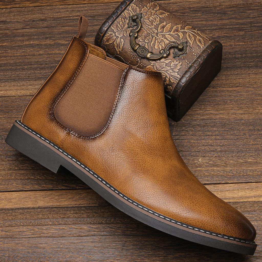 Ankle Boots Brand Retro Comfortable Casual Fashion 2026 Leather Boots