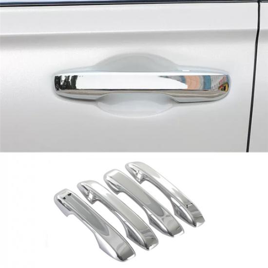 Chrome 4PCS Exterior Door Handle Cover Trim For Honda Accord 2023 2024 11th Gen