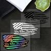 1 Stück Wir sind Menschen Amerikanische Flagge Motorradaufkleber Wasserdicht für Motorradverkleidung Tankdeckel Autofenster Universelle Vinyl-Aufkleber