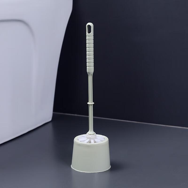 Punch-Free Wall-Mounted Toilet Brush with Base