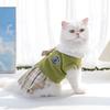 Haustier Herbst und Winter Hunde Wollkariertes Katzenkleid Kleine und mittelgroße Hunde Teddy Hund und Katze Kleidung