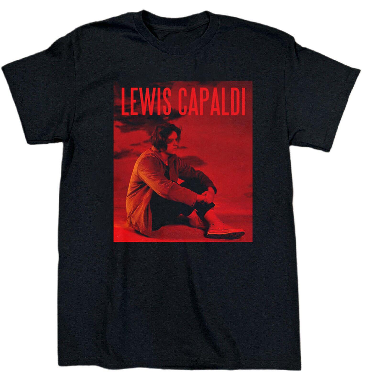 NEW Lewis Capaldi Singer Heavy Cotton Black T Shirt S-5XL AG116 S разноцветный