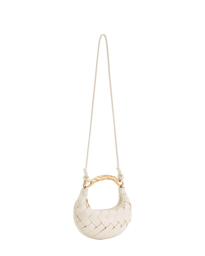 JW PEI Orla Weave Damen-Handtasche - Weiß