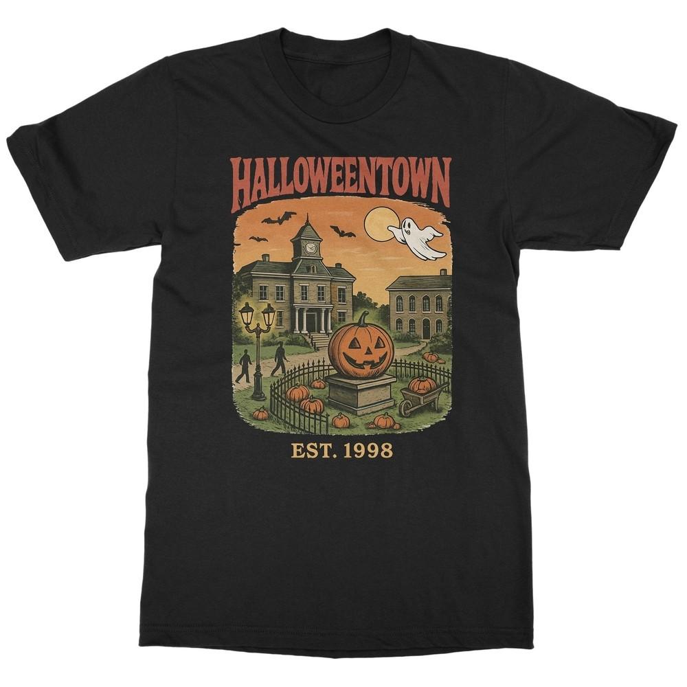Vintage Halloweentown - Funny Spooky Scene Est. 1998 Unisex T-Shirt Unisex T-Shirt L