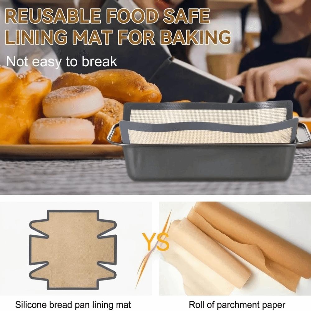 1/2pcs 9 Inch Oven Cake Mold Liner Non Stick Easy Clean Silicone Baking Mat Heat Resistant Reusable Bake Dish Bakery Loaf