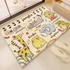 Absorbent Monster Bathroom Floor Mat Bathroom Floor Mat Imitation Cashmere Door Mat Non-slip Mat Household Bedroom Carpet Door Mat