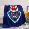 Universidad de Chile Print Flannel Blanket, High quality Comfortable for All Seasons, Home Decor, Warmth and Comfort, Perfect for Christmas Gifts