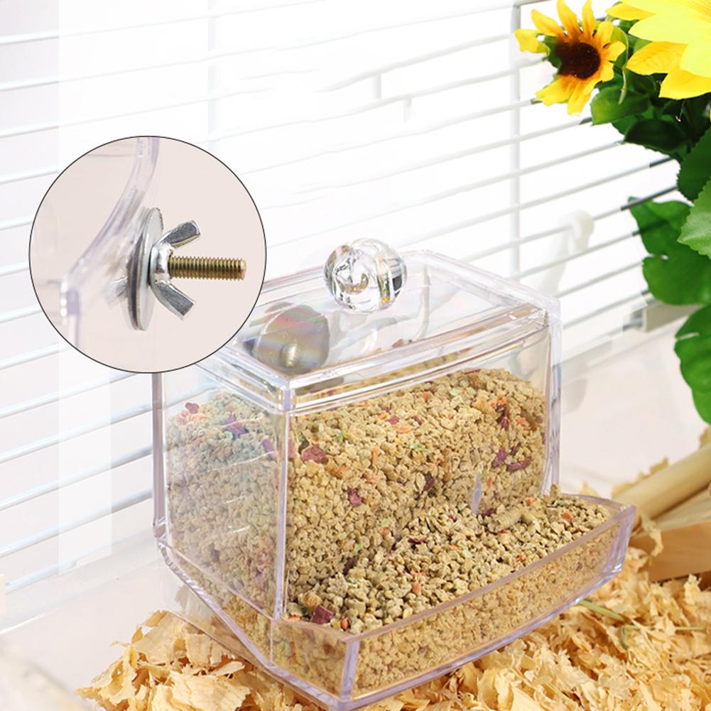 Rutin Chicken Automatic Food Feeder Large Capacity Anti-overturning Food Box Small Animal Feeding Supplies