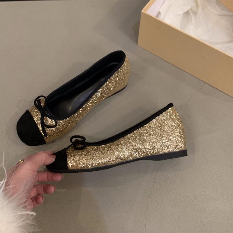 Women Korean Shoes Female Footwear Platform Mixed Colors Bow-Knot Slip-on Increas Height Low Heels Square Toe Shallow Mout