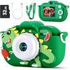 Kids Camera Boys Toys for 3 4 5 6 7 8 9 Years Old Boys, 48MP Dual Lens Kids Digital Camera Christmas Birthday Gifts, 1080P HD Video Selfie Toddler