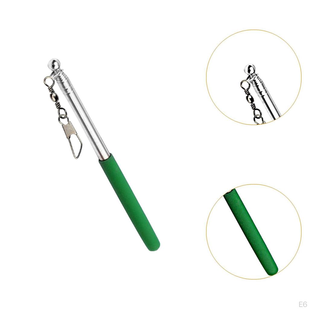 Maszt flagowy o regulowanej długości dla przewodników turystycznych, przenośny ręczny maszt flagowy ze stali nierdzewnej