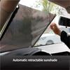 Auto Retractable Sun Shade Foldable Car Window Visor Front Windshield Heat Shield UV Protection Sunscreen for Vehicle Sunshade Cover