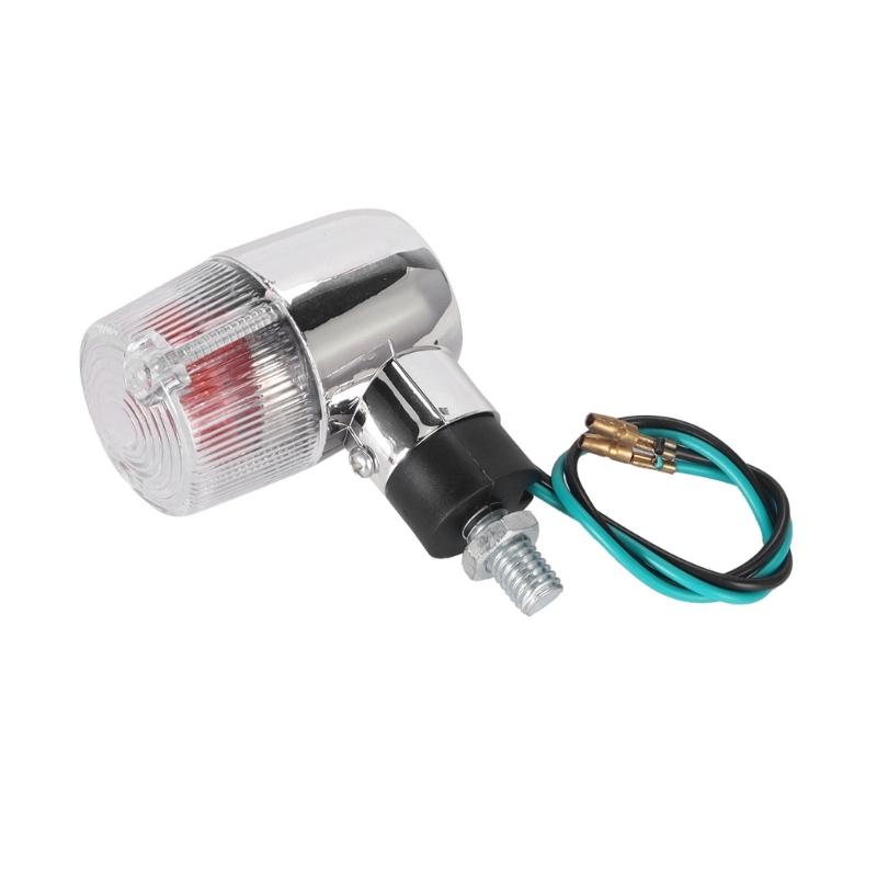 Retro Mini Turn Signal Lamp Indicator Compact Size Simple Wiring Universal Compatibility For Small And Cruiser Motorcycles