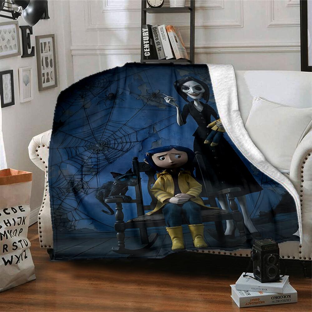 Spooky Family Portrait Blanket Soft Throw Blanket For Home Bedroom Bed Sofa Travel Office Solid Christmas Blanket