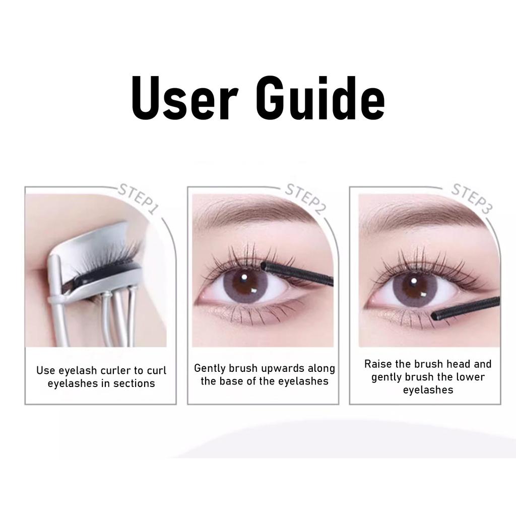 Eyelash Extension Mascara For Women Volumizing, Incredible Length, Long-Stay, Clumps, Mascara For Flake Free 3.5g