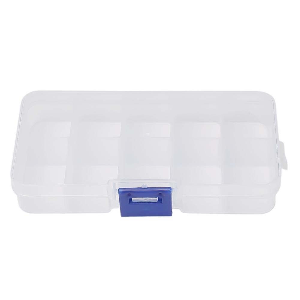 Tray Storage Case Box Container Organizer White Compartments Practical