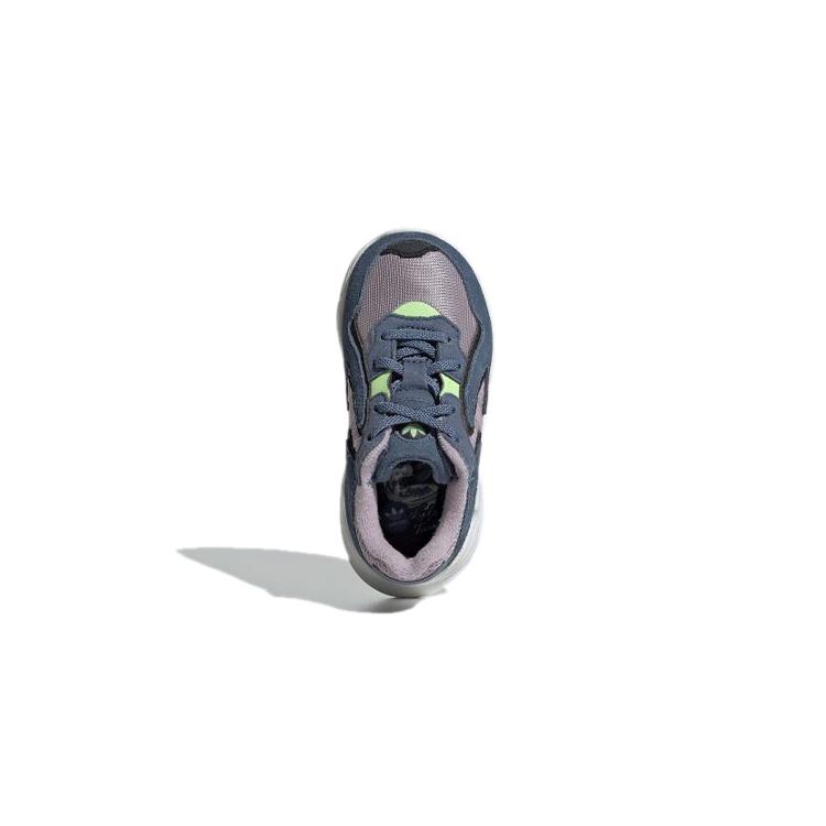 Adidas Originals Yung 96 Chasm El I Breathable Low top Toddler Shoes Gray Infant And Toddler EE7563