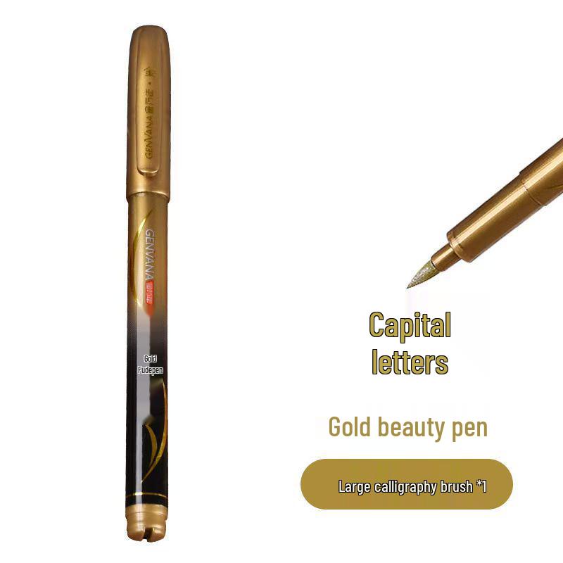 Gold & Silver Soft Tip Metal Craft Marker for DIY Calligraphy and Graffiti